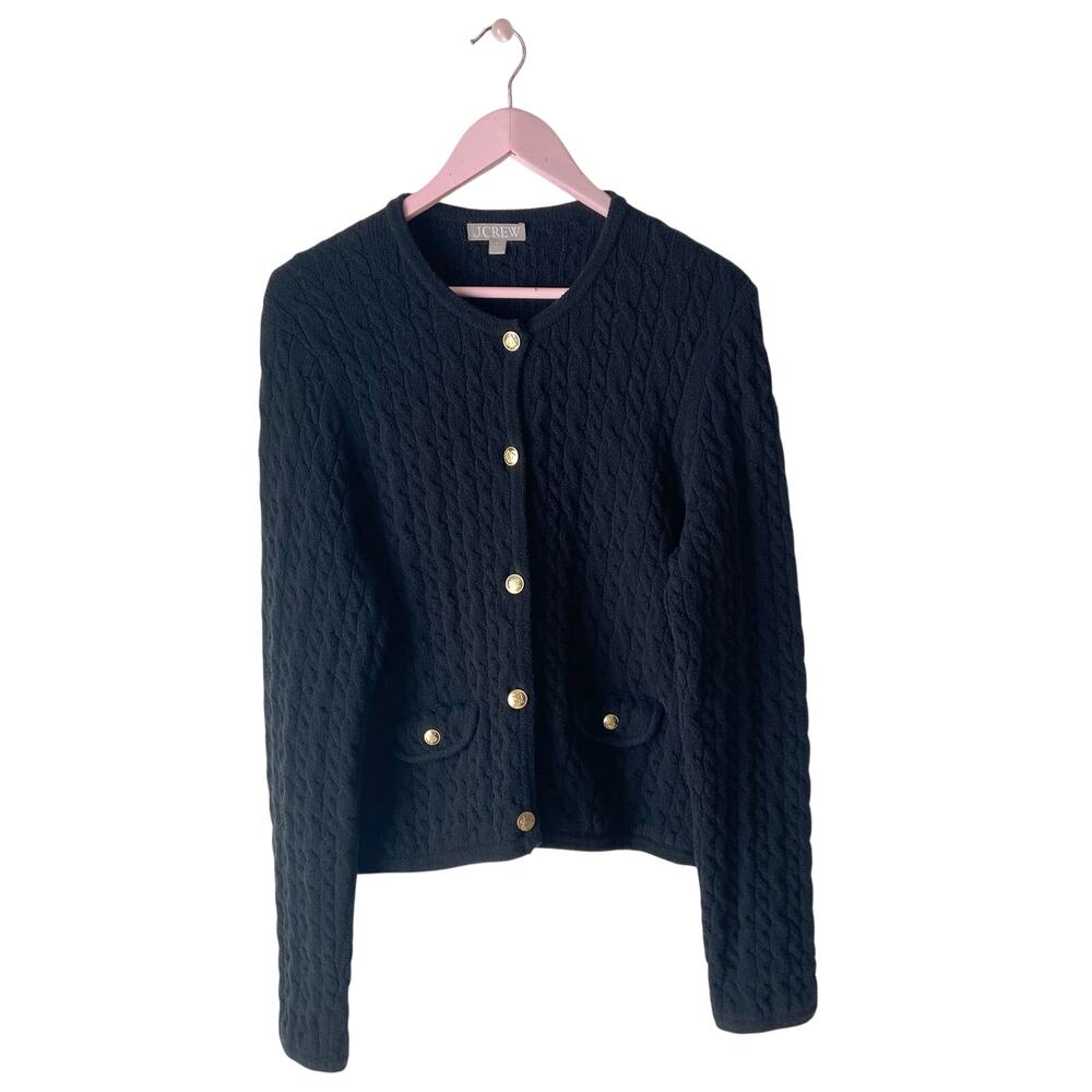 J. Crew Cable Knit Cardigan